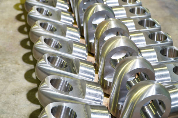 Stainless steel CNC machined hex flange components